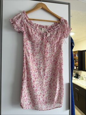 Ruby Sees Women Summer Floral Off Shoulder Dress Size 12
